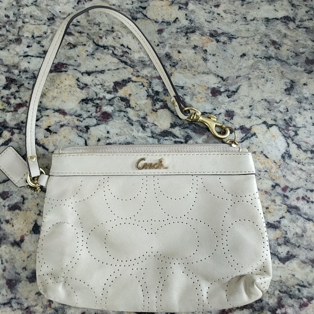 Super cute Coach wristlet!
